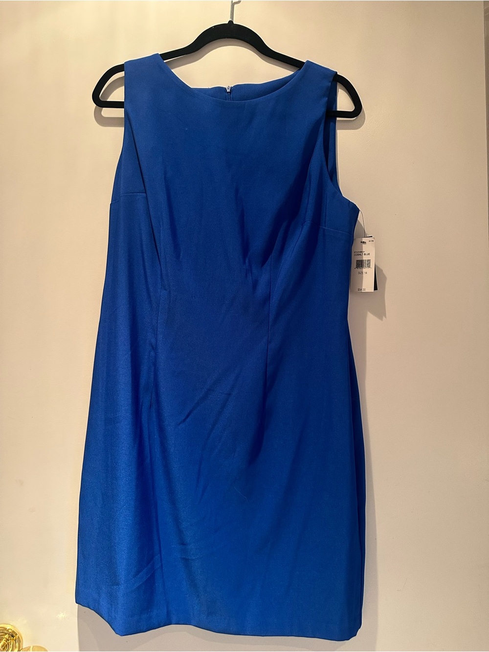 Alyx Bold Cobalt Sleeveless Sheath Dress